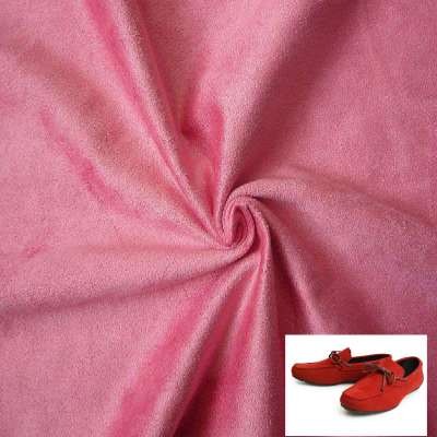 AZO free 50D 100% polyester warp knitting brushed shoe upper fabric