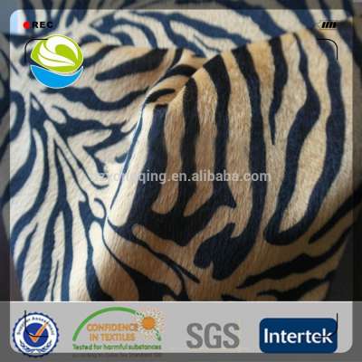 2015 high quality zebra upholstery fabric